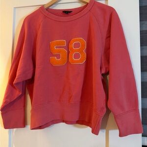 J. Crew Coral Sweatshirt